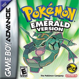 Cover of Pokemon Emerald Version for Game Boy Advance