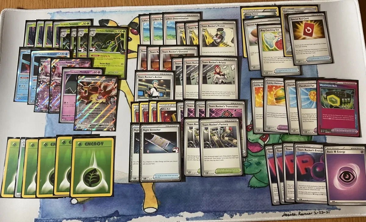 Pokemon TCG Team Rocket box. Full decklist below.