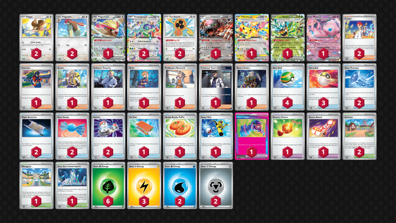 TCG deck, described below