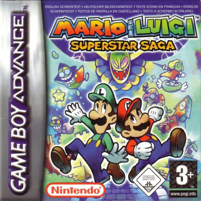 Cover of Mario and Luigi Superstar Saga for Game Boy Advance