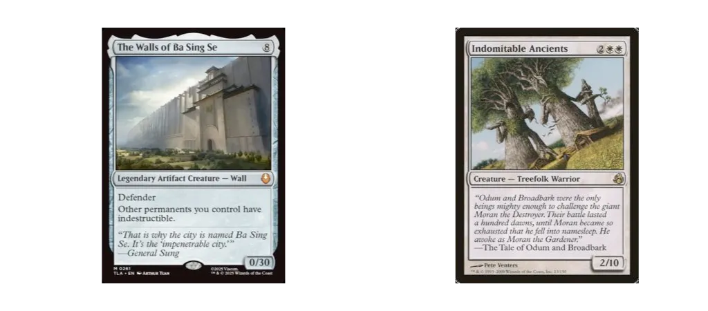 The Walls of Ba Sing Se and Indomitable Ancients